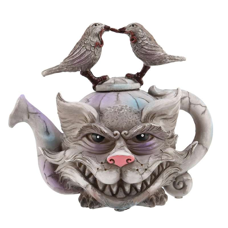 Handmade Art Cat Teapot Devil Cat Creative Home Desktop Decorations C