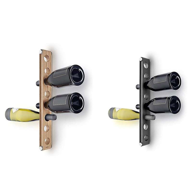 Oak Light Luxury Wine Rack Wall-mounted Wine Rack, B