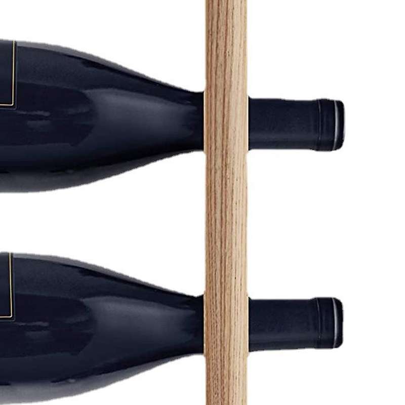 Oak Light Luxury Wine Rack Wall-mounted Wine Rack, B