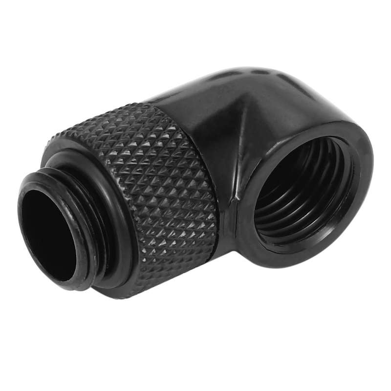 6pcs 4 Inch Compression 90 Degree Water Cooling Adaptors Connector