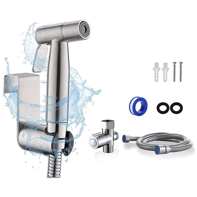 Handheld Bidet Sprayer for Toilet with Hose for Diaper Bidet A
