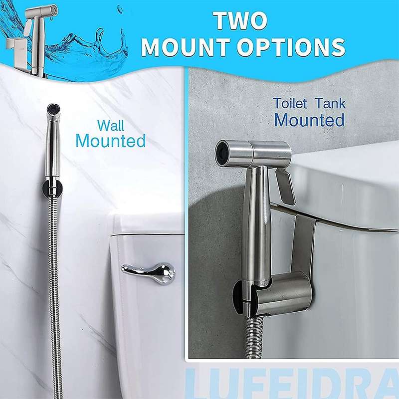 Handheld Bidet Sprayer for Toilet with Hose for Diaper Bidet B