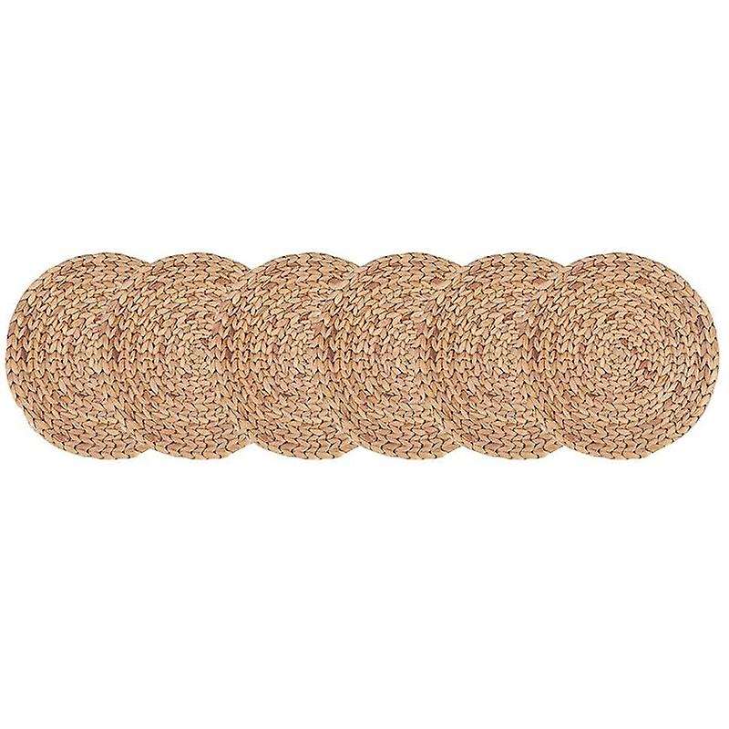 Woven Placemats for Table,water Hyacinth Placemat Set Insulation Pads