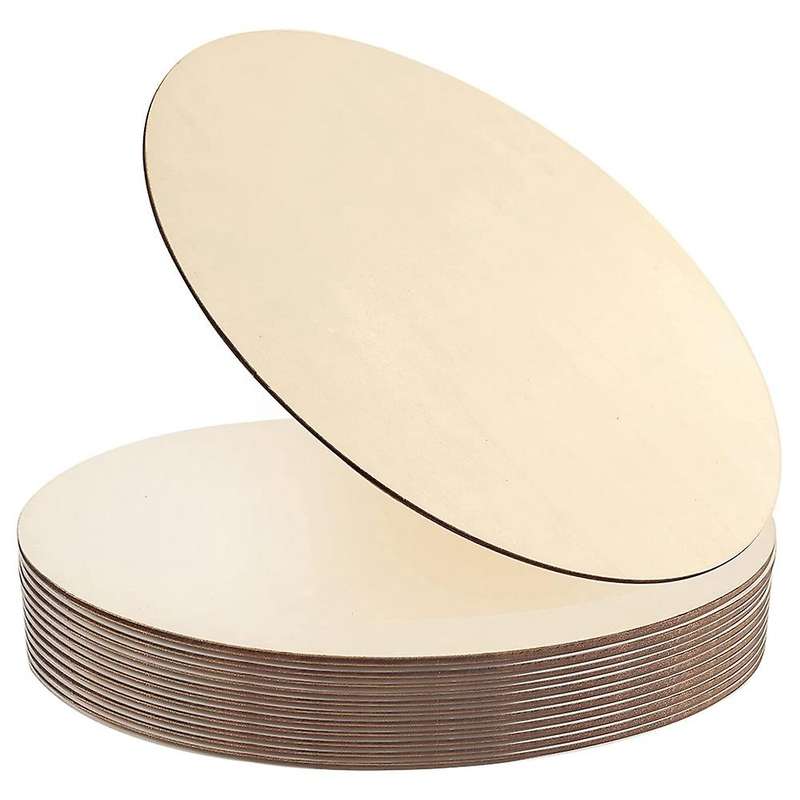 Wood Circles for Crafts Unfinished Blank Wooden Rounds Slice Wooden