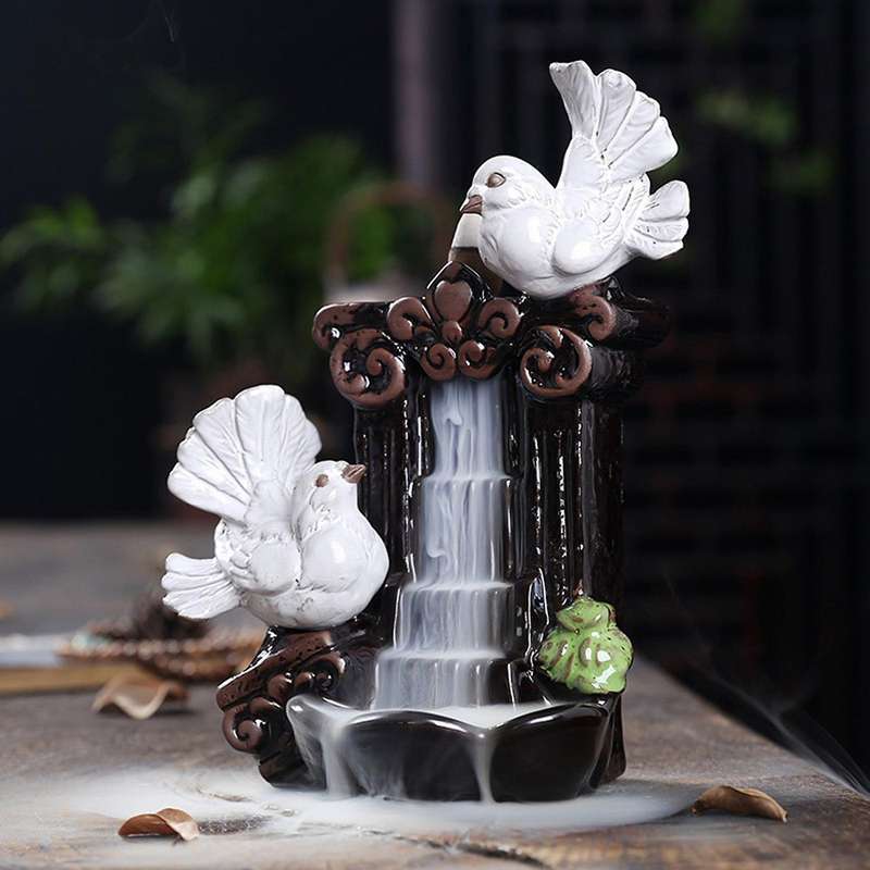 Ceramic Incense Burners Backflow Incense Burner Holder Home Decor