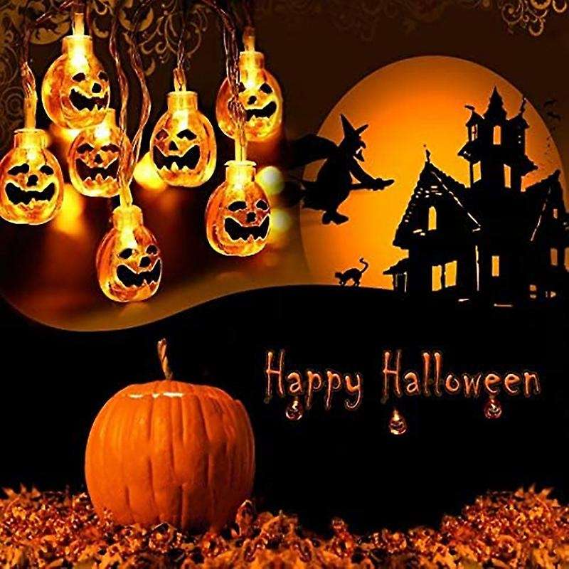 Halloween Decoration Pumpkin String Lights Halloween Pumpkin Lights