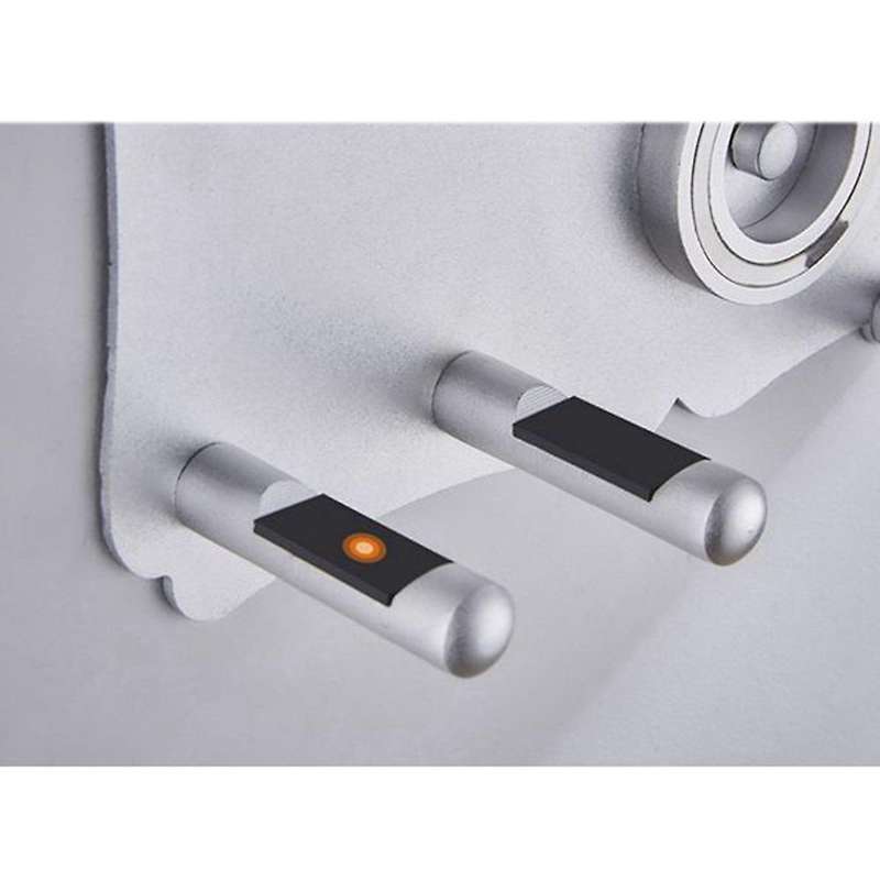 Hairdryer Shelf Silver Wall Mount Holder for Dyson Hair Dryer Drier