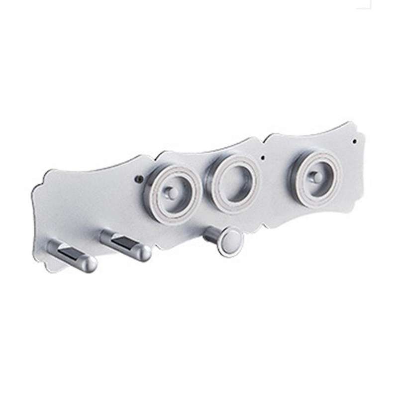 Hairdryer Shelf Silver Wall Mount Holder for Dyson Hair Dryer Drier