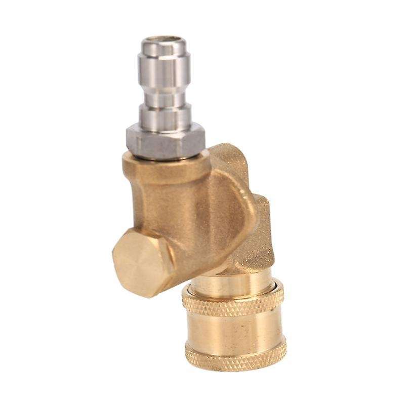 3x Quick Connecting Pivoting Coupler, 4500 Psi, 1/4 Inch