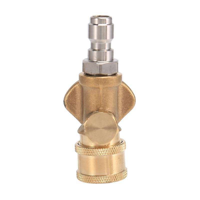 3x Quick Connecting Pivoting Coupler, 4500 Psi, 1/4 Inch