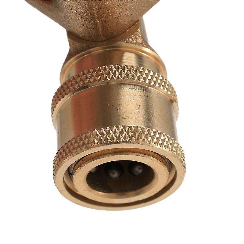 3x Quick Connecting Pivoting Coupler, 4500 Psi, 1/4 Inch