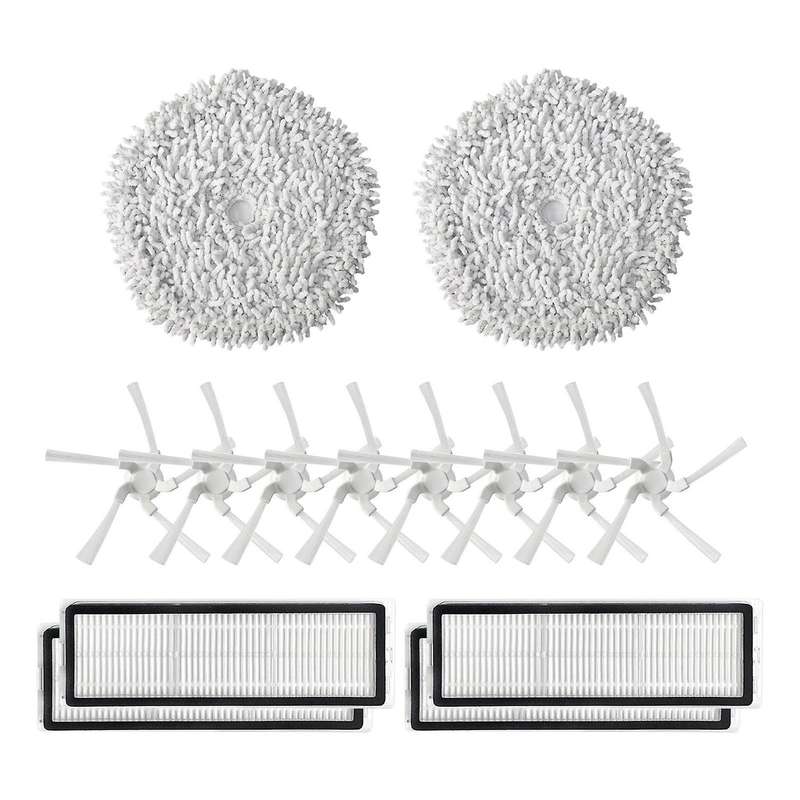 For Xiaomi Dreame W10 / W10 Pro Hepa Filter Mop Cloth Side Brush