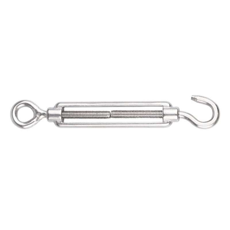 M4 Stainless Steel 304 Hook & Eye Turnbuckle Wire Rope Pack Of 16