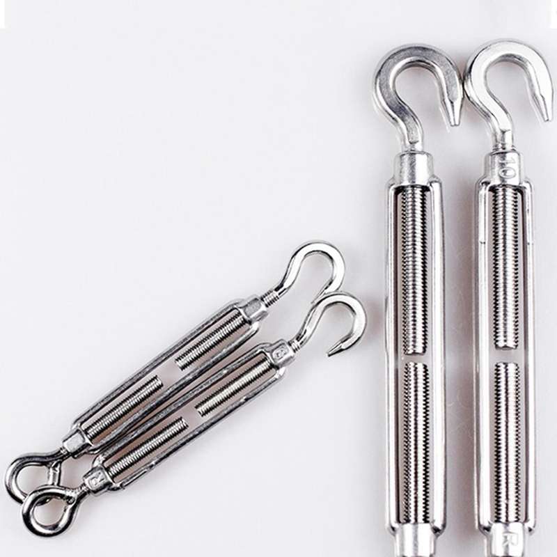 M4 Stainless Steel 304 Hook & Eye Turnbuckle Wire Rope Pack Of 16