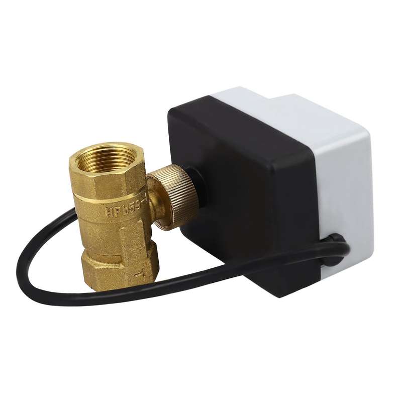 Ac220v Dn20 2 Way 3 Wires Motorized Ball Valve Electric Actuator