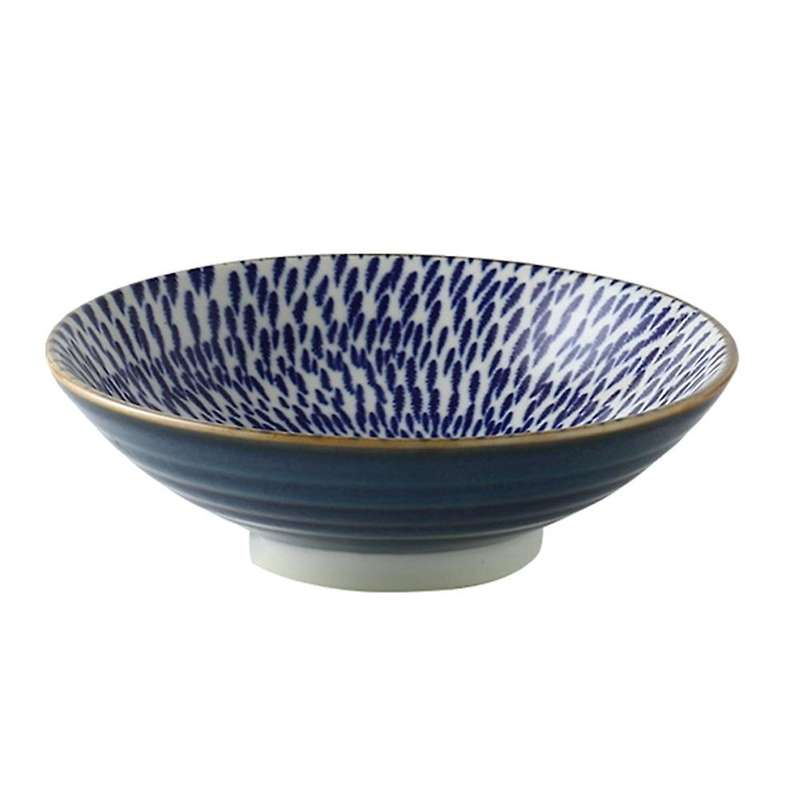 Underglaze Ceramic Bowl Home Large Noodle Bowl Soup Bowl Thread-style