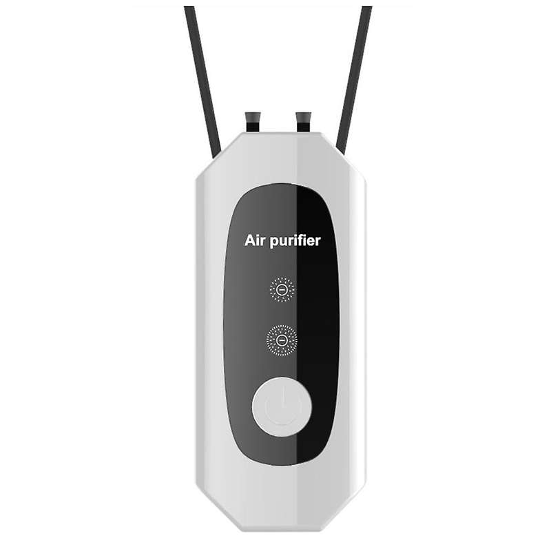 Rechargeable Air Purifier with 150 Million Negative Ions, White