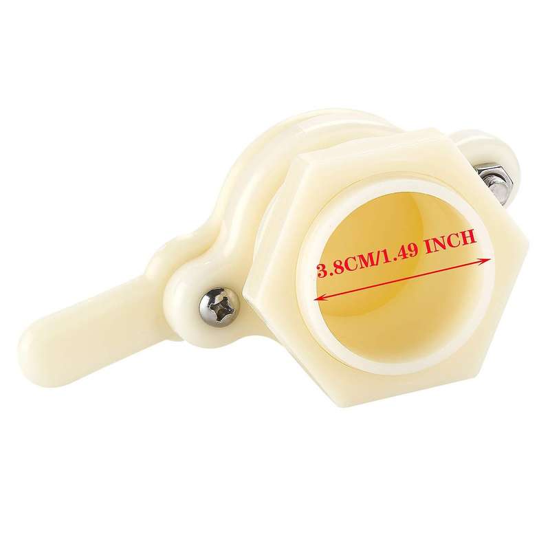 10 Pcs Nylon Heavy Duty Honey Gate Valve Use On Pails and Extractors