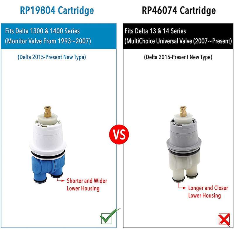 Rp19804 Cartridge Assembly for Delta 1300 1400 Tub/shower Valves
