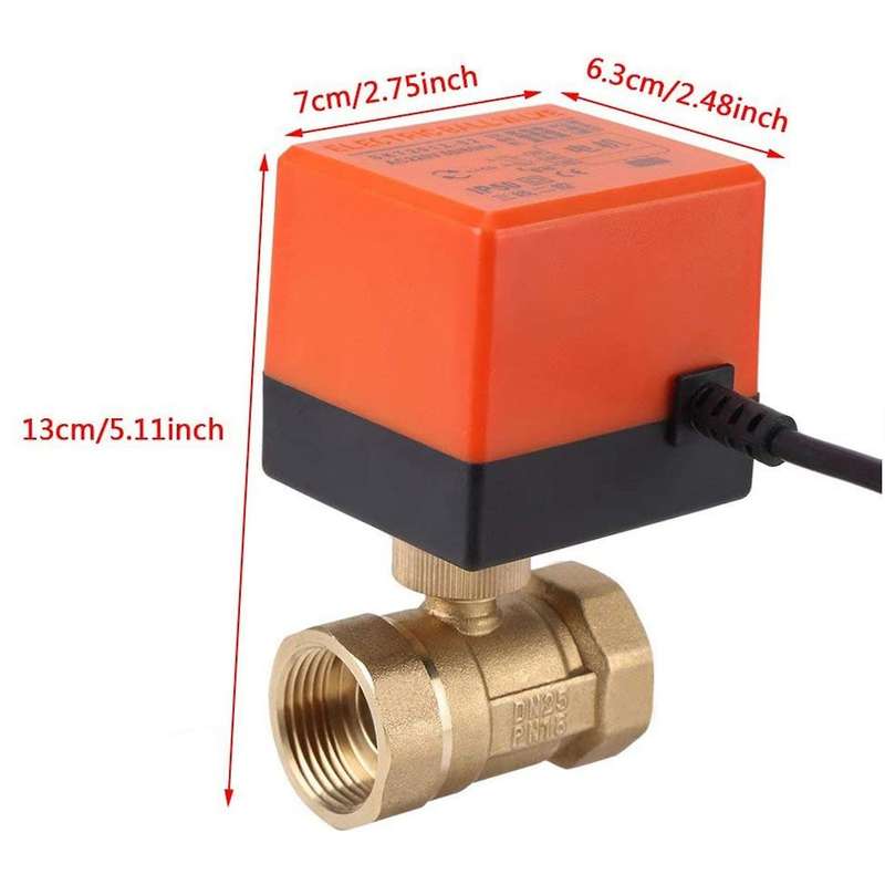 N25 Electric Ball Valve Central Air-conditioning Fan Coil Miniature