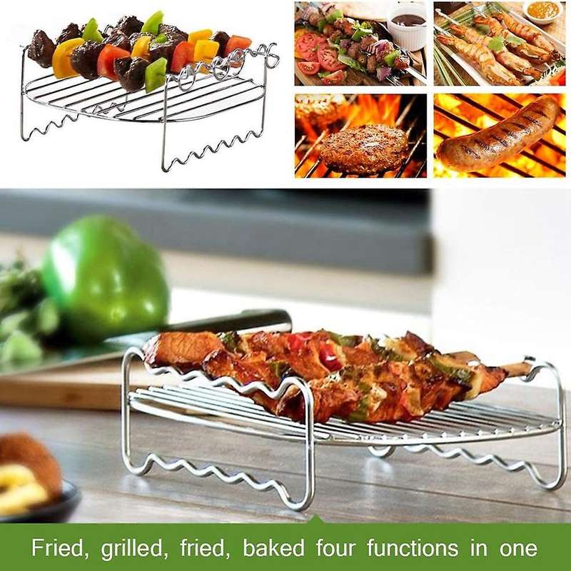 8pcs Air Fryer Accessories 9 Inch Fit for Airfryer 5.2-6.8qt Basket