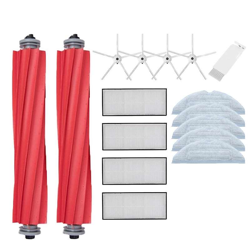 16pcs Main Roller Brush for Xiaomi Roborock S7 Robot Vacuum Parts
