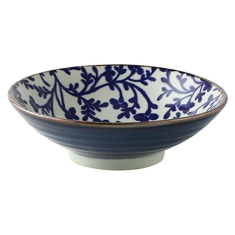 Underglaze Ceramic Bowl Home Large Noodle Bowl Soup Bowl Vine-style