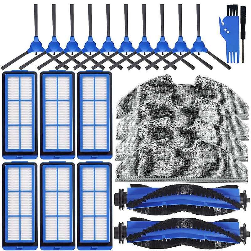 Roller Brush Side Brushes Filters for Eufy Robovac G10 G30 Hybrid