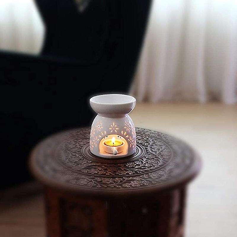 Incense Aroma Diffuser Furnace Home Decoration White Set Of 2