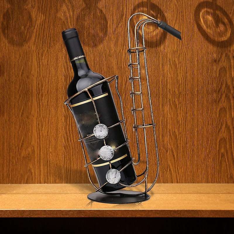 Iron Wine Rack Beautiful and Practical Wine Stand for Kitchen Bar