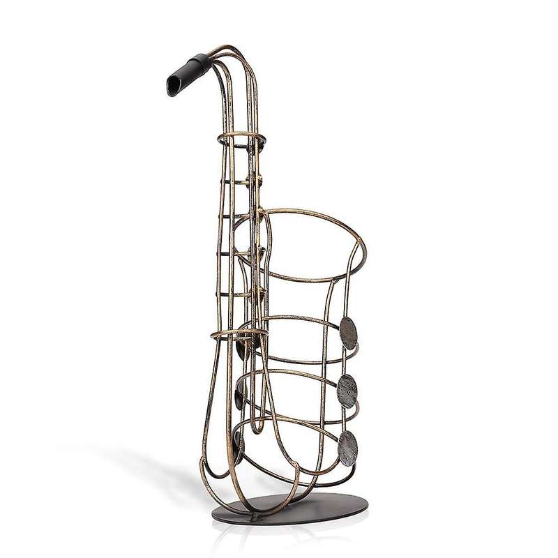 Iron Wine Rack Beautiful and Practical Wine Stand for Kitchen Bar