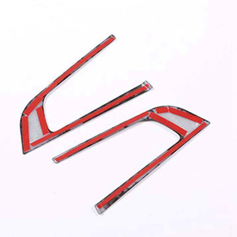 Carbon Fiber Style Center Console Decoration Frame Trim Car Parts