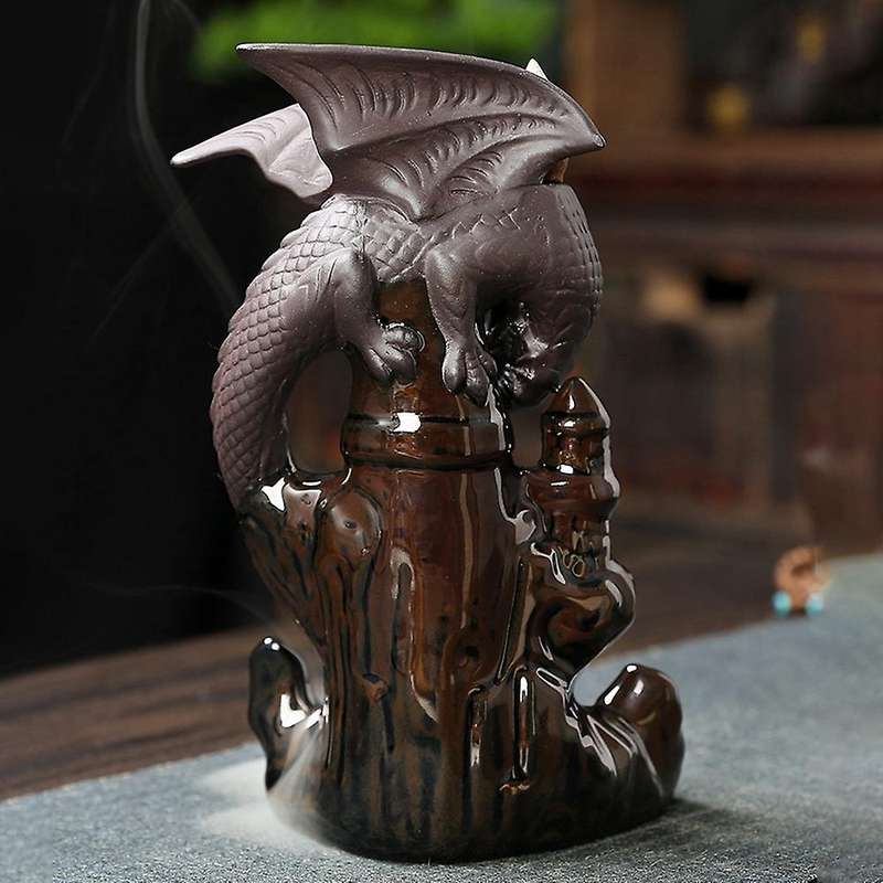 Incense Waterfall Incense Burner Ceramic Waterfall Smoking Room Decor