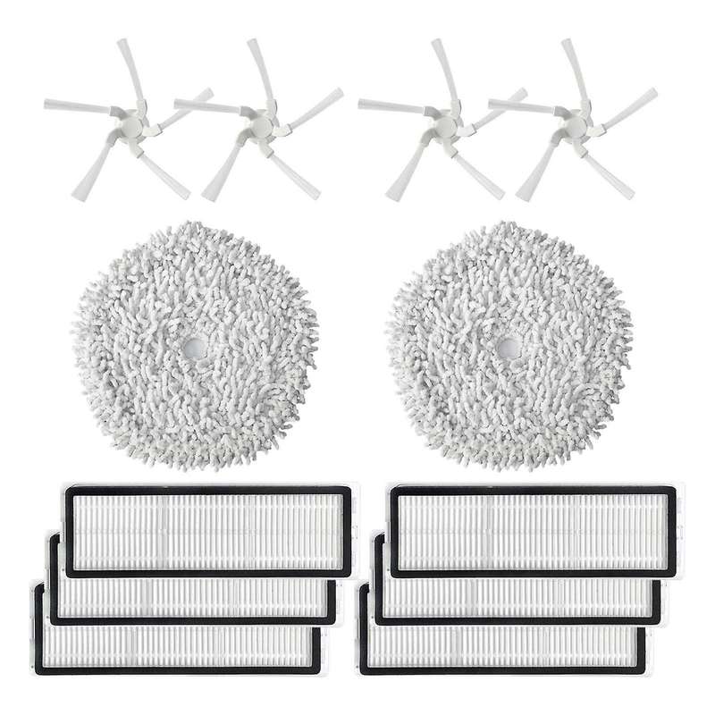 Side Brush Mop Cloth Hepa Filter for Xiaomi Dreame W10 / W10 Pro