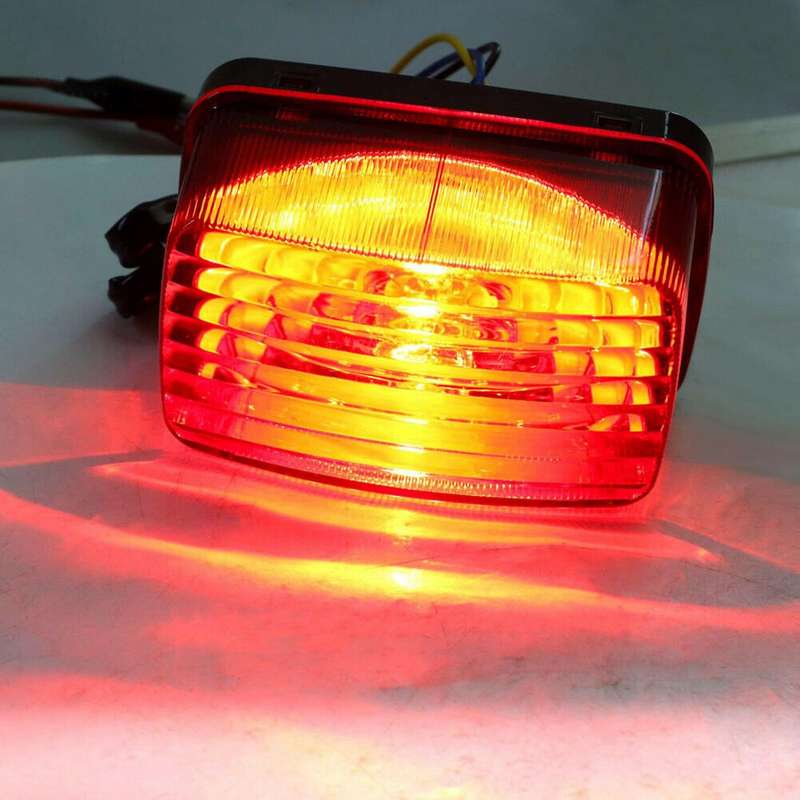 Led Lens Tail Light Braking Lamp for Yamaha Rhino 660 Yxr660