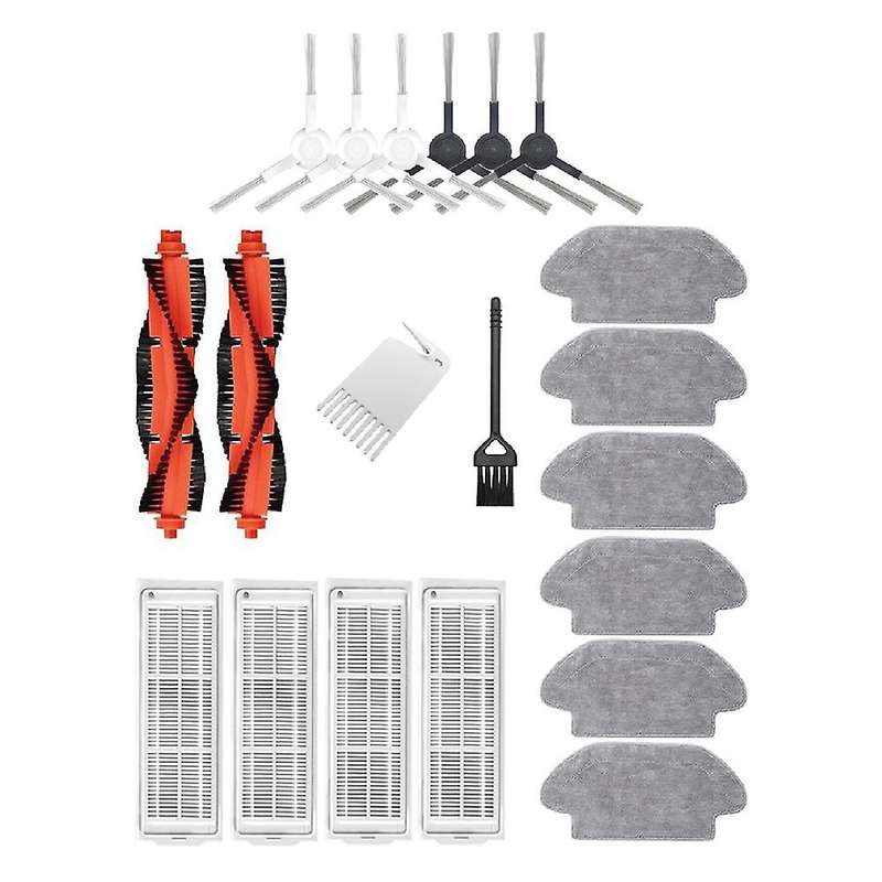 20pcs for Xiaomi Mijia Stytj02ym Vacuum Mop Main Side Brush Filter