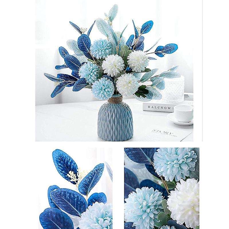 Artificial Flower &vase Fake Hydrangea , for Home Office Party Decor