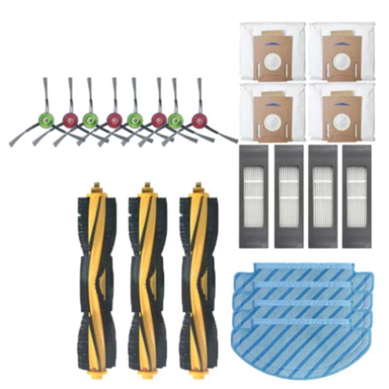 23pcs for Ecovac Sweeper Ozmo T8 T9 Max Power Side Brush Roller Brush