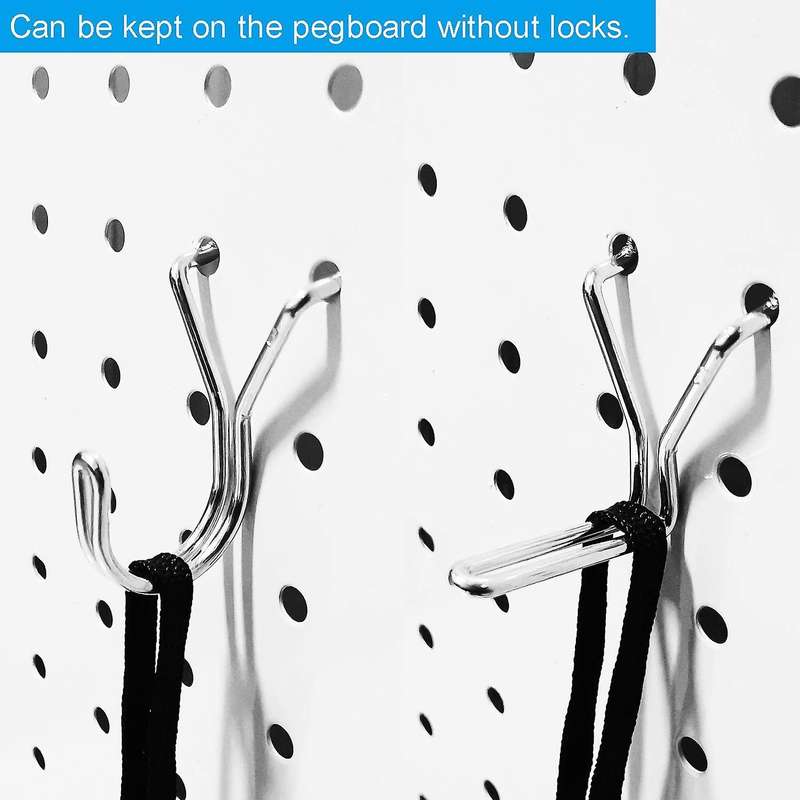 120pcs16 Different Types Of Pegboard Hooks Plastic Bins, for Garage