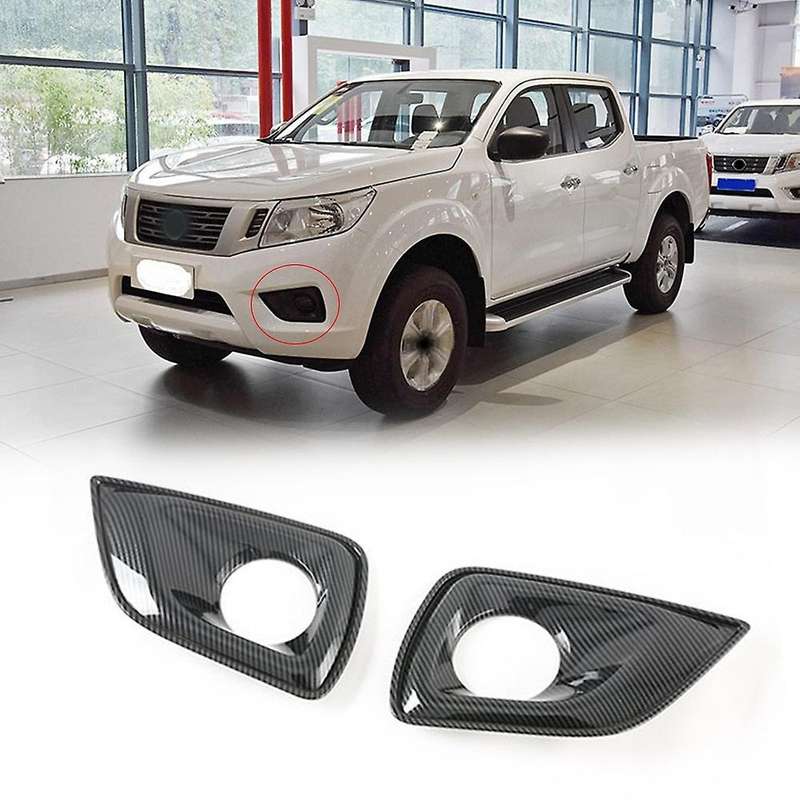 Fog Light Cover for Nissan Navara Np300 2019 2020 2021 2022 Carbon