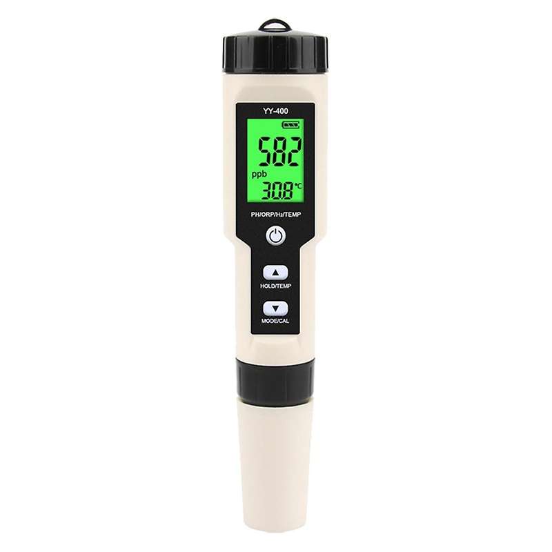 4 In 1 Yy-400 Ph/orp/h2&tem Meter Digital Tester, Backlight