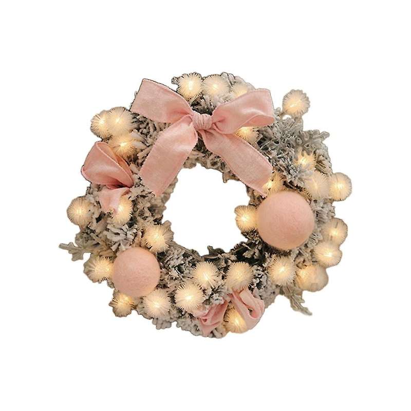 30cm Garland Christmas Decorations Wreath Artificial Rattan-c