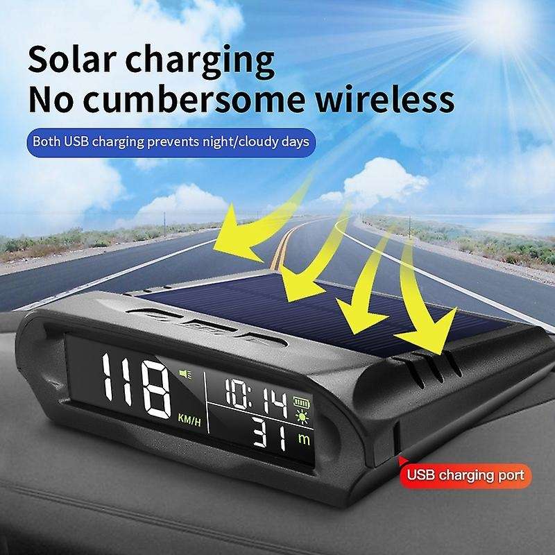 Meter Gps Speedometer Overspeed Alarm Distance Altitude Display