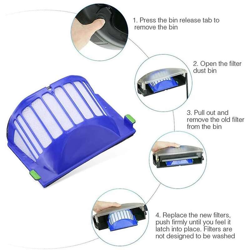 Brush Filter for Irobot Roomba 600 610 620 625 630 650 660 680 690
