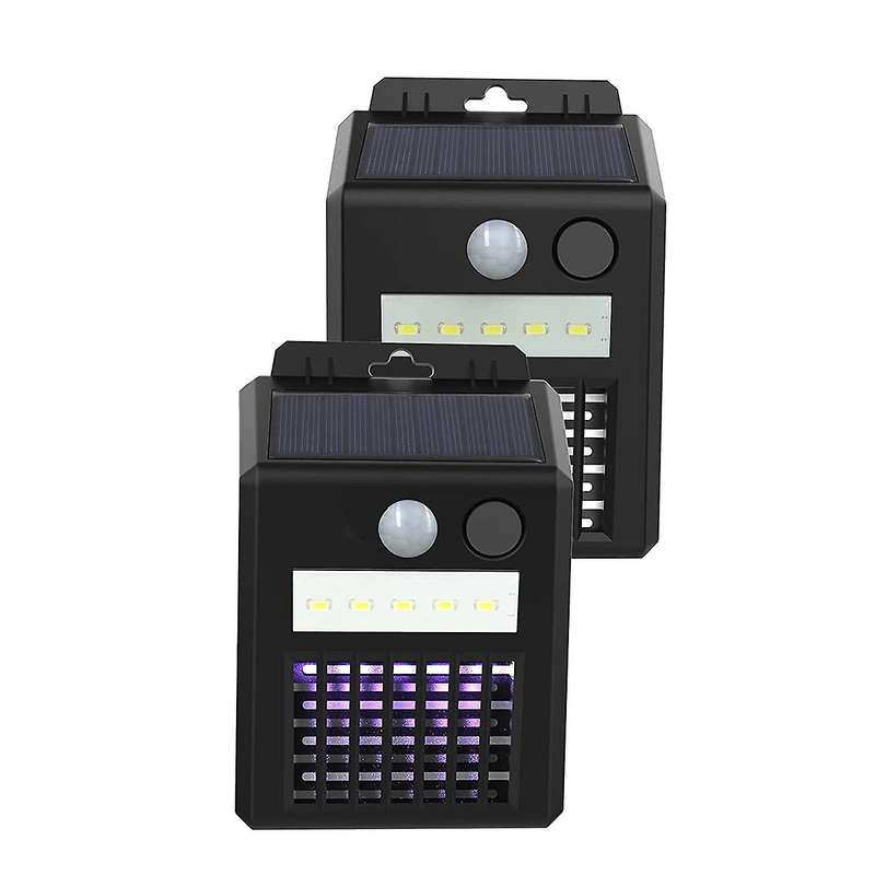 Solar Bug Zapper and Motion Sensor Electric Insect Fly Zapper