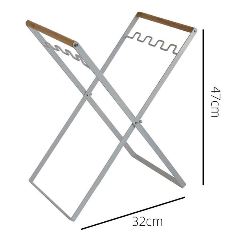 Garbage Storage Rack Outdoor Picnic Garbage Rack Garbage Rack, B