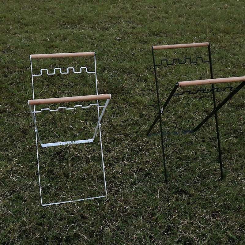 Garbage Storage Rack Outdoor Picnic Garbage Rack Garbage Rack, B