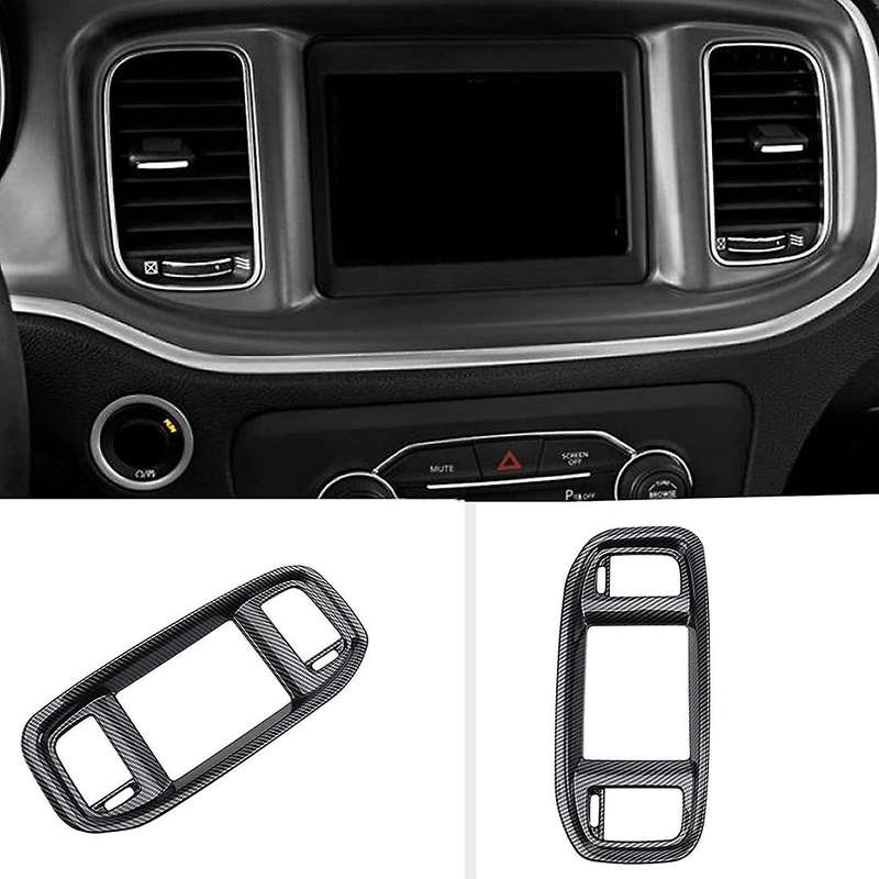 Dashboard Navigation Screen Frame Cover Trim for Dodge Charger