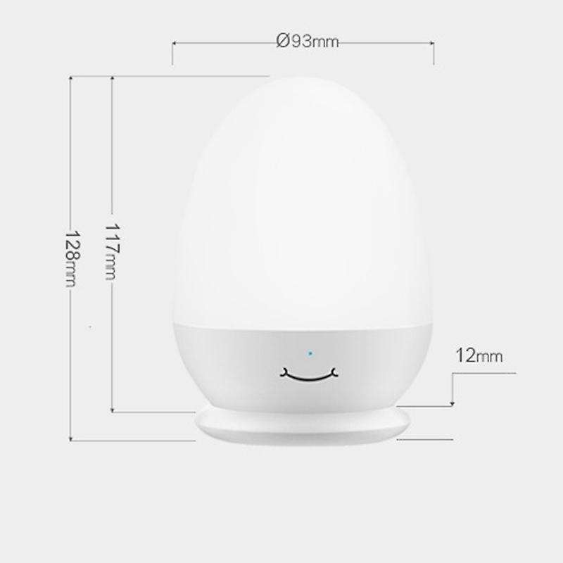 Night Lights for Kids with Stable Charging Pad, Press Control Timer