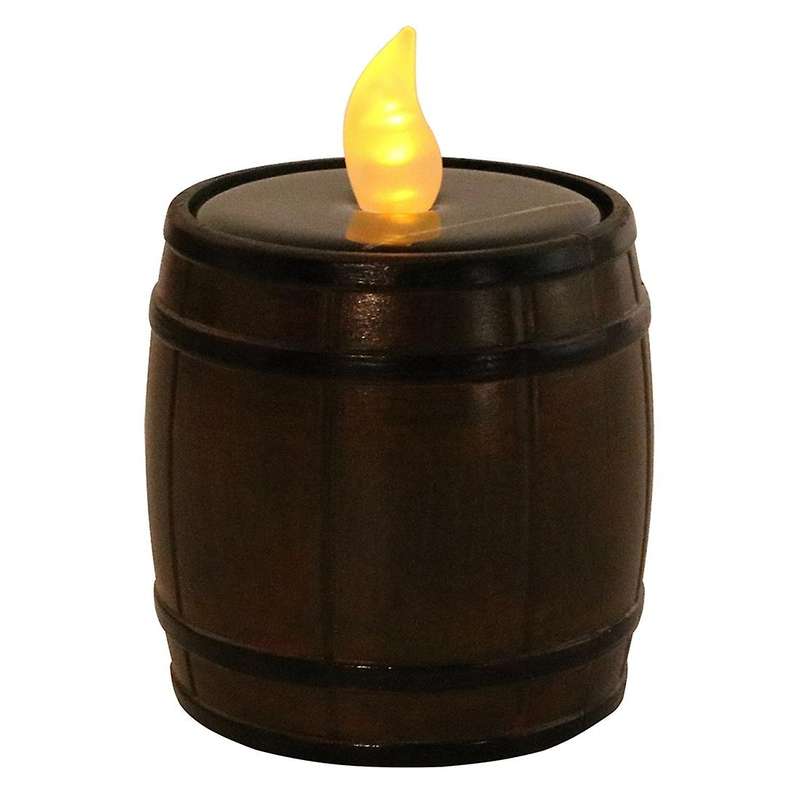 6 X Solar Sensor Candle Light Electronic Flickering Led Tea Light(a)